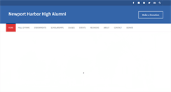 Desktop Screenshot of newportharboralumni.org